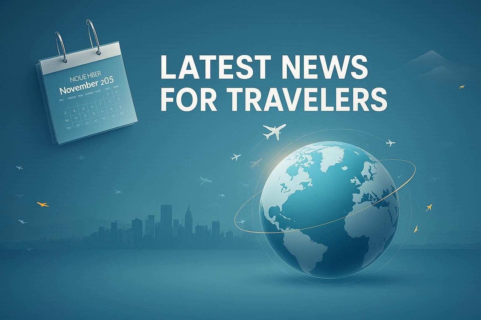 Latest Travel News: Top Global Travel Updates for November 2025