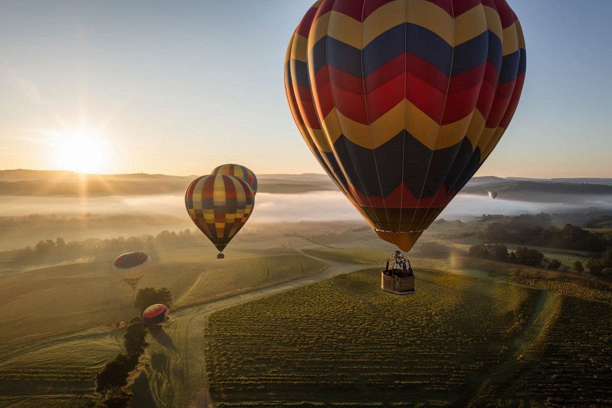 Hot Air Ballooning in Yarra Valley