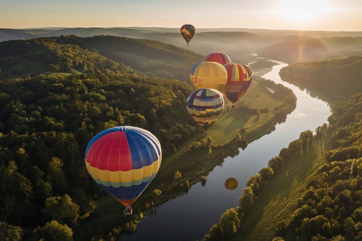 Hot Air Balloon Ride over Ardennes