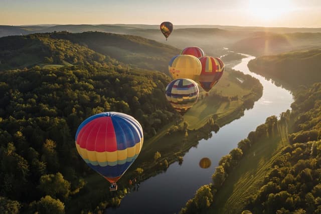 Hot Air Balloon Ride over Ardennes
