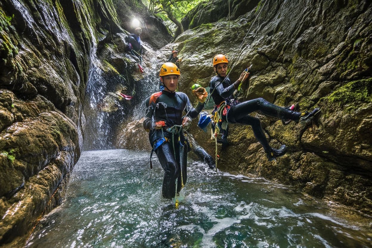 Canyoning in the Rhodope Mountains