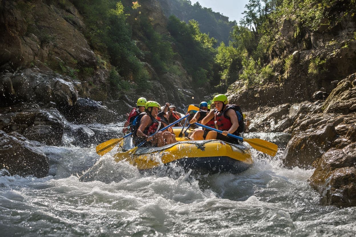 Rafting on Struma River