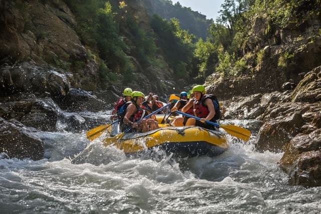 Rafting on Struma River