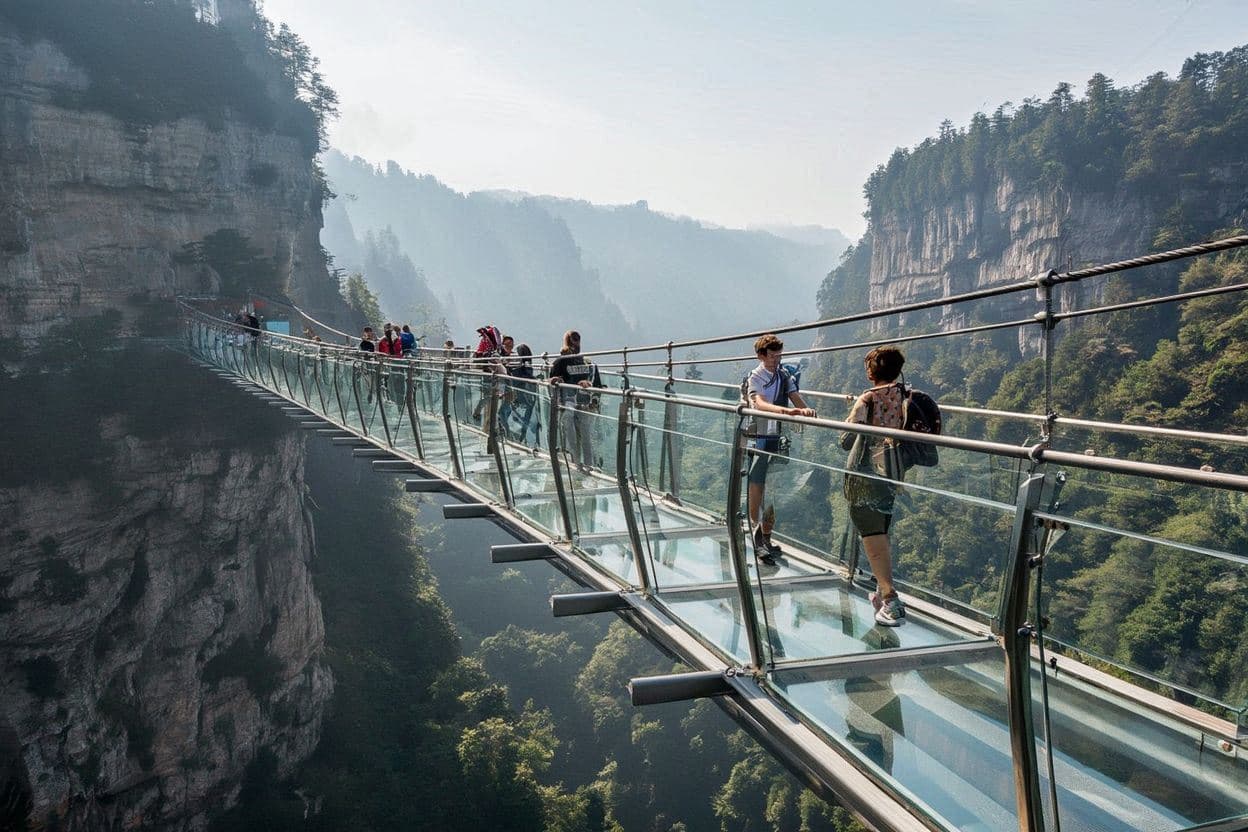 Zhangjiajie Glass Bridge Walk