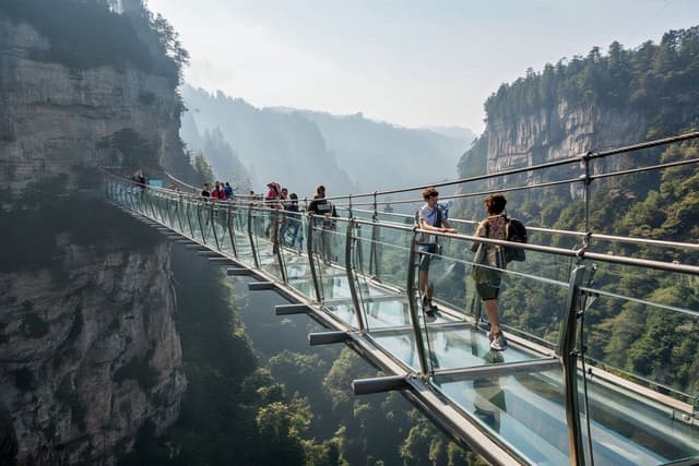 Zhangjiajie Glass Bridge Walk