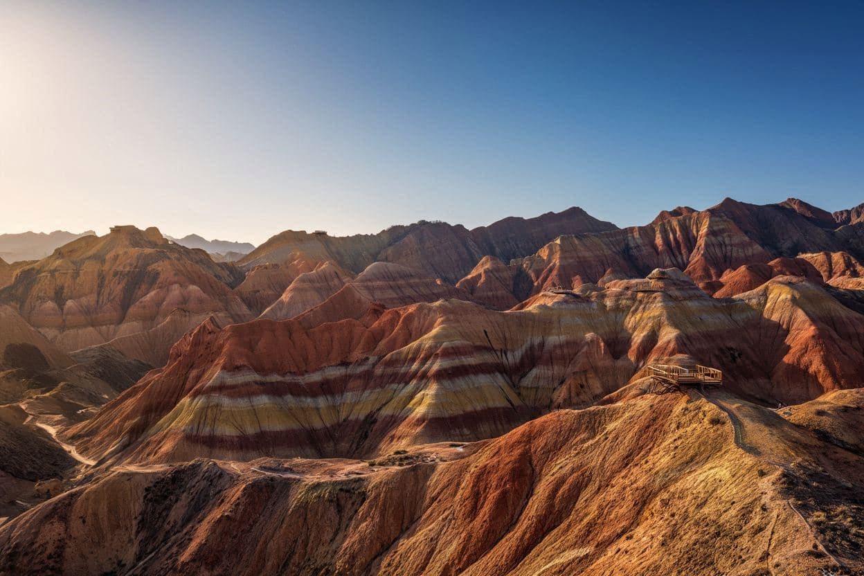 Zhangye Danxia Rainbow Mountains