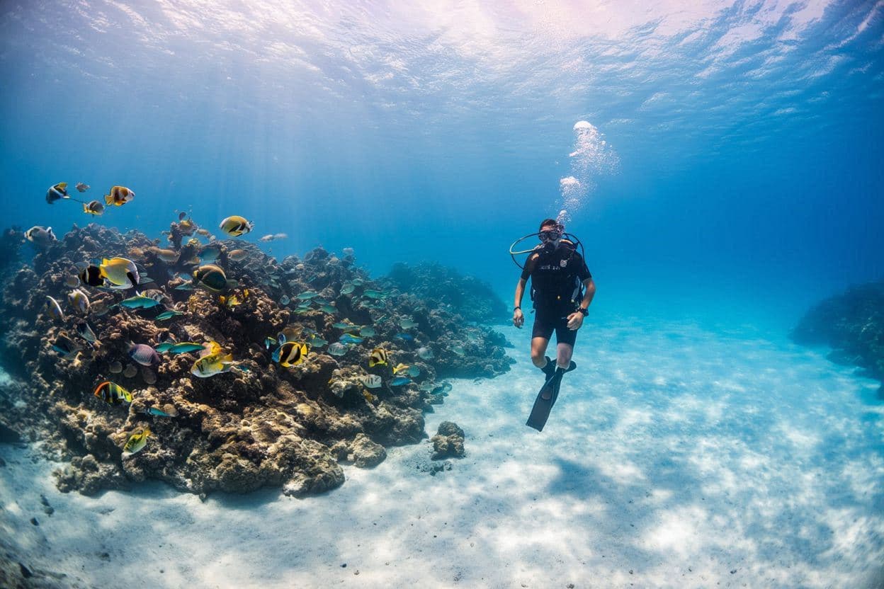 Diving in San Andres
