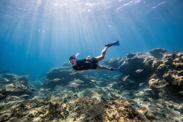 Snorkeling at Cape Greco