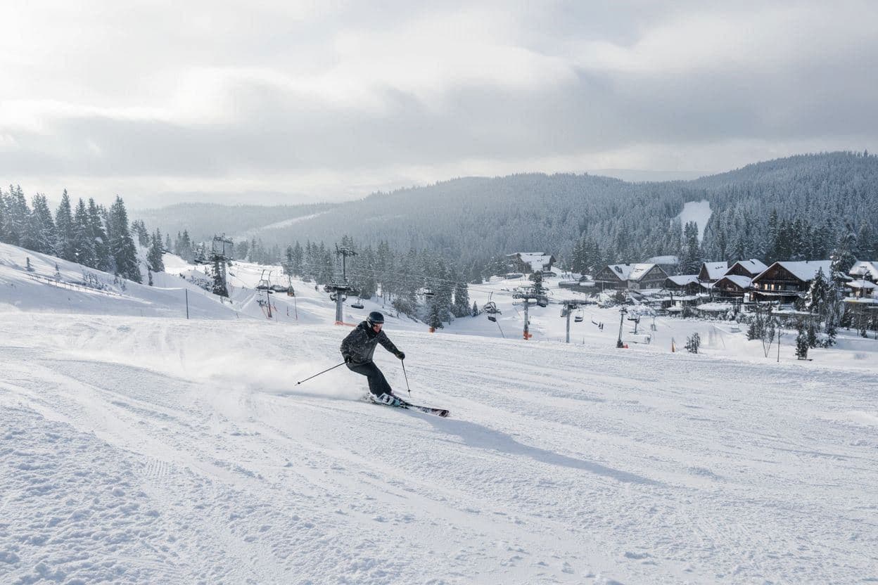 Skiing in Spindleruv Mlyn