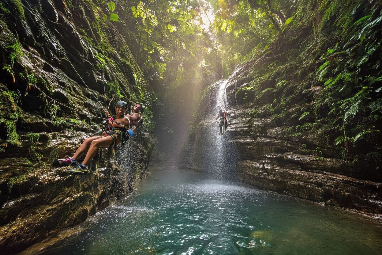 Canyoning in Jarabacoa