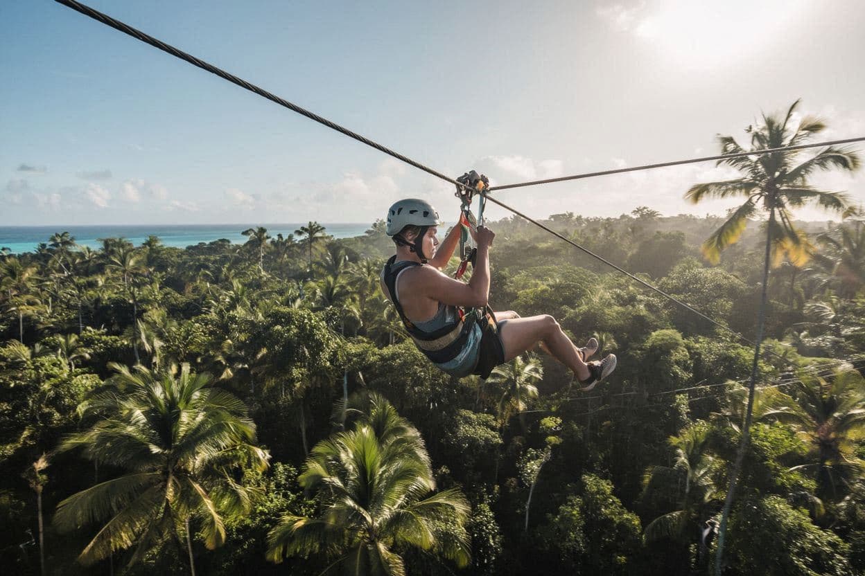 Ziplining in Punta Cana