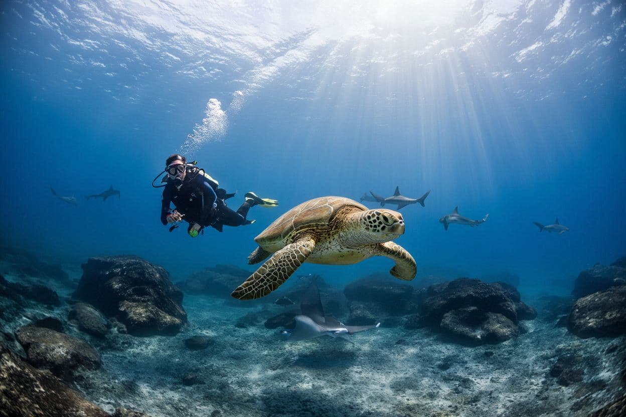 Diving in the Galapagos Islands
