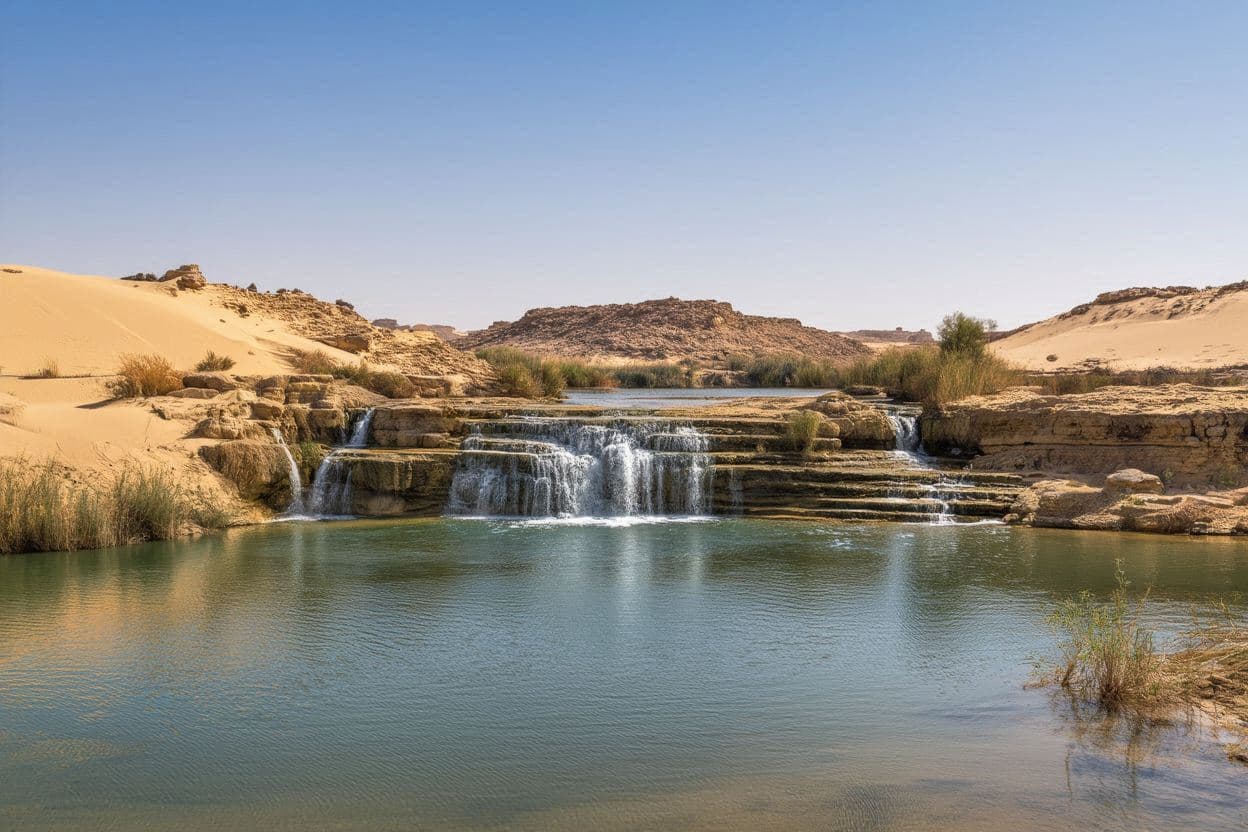 Wadi El Rayan Waterfalls