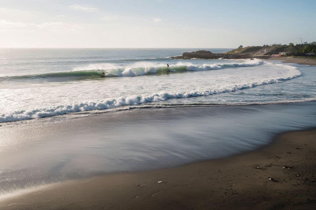 Surfing at El Sunzal