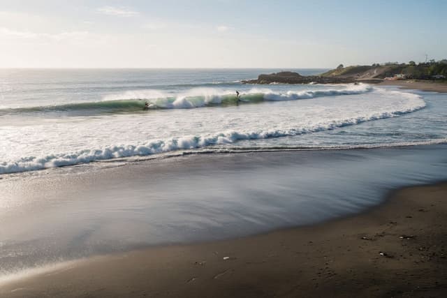 Surfing at El Sunzal