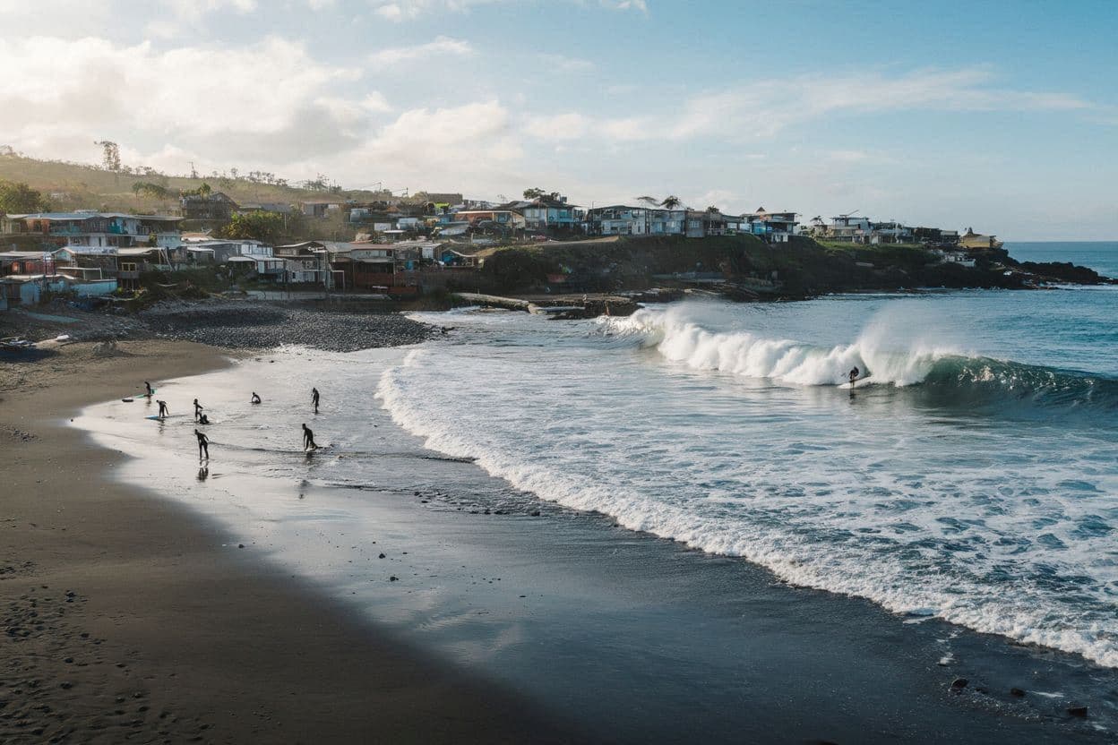 Surfing at El Zonte (Bitcoin Beach)