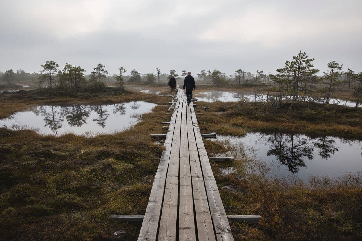 Bog Boardwalk Hike at Kakerdaja