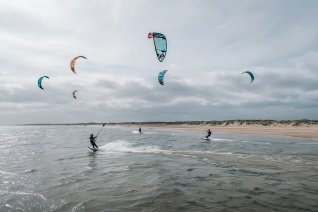 Kitesurfing in Pärnu Bay