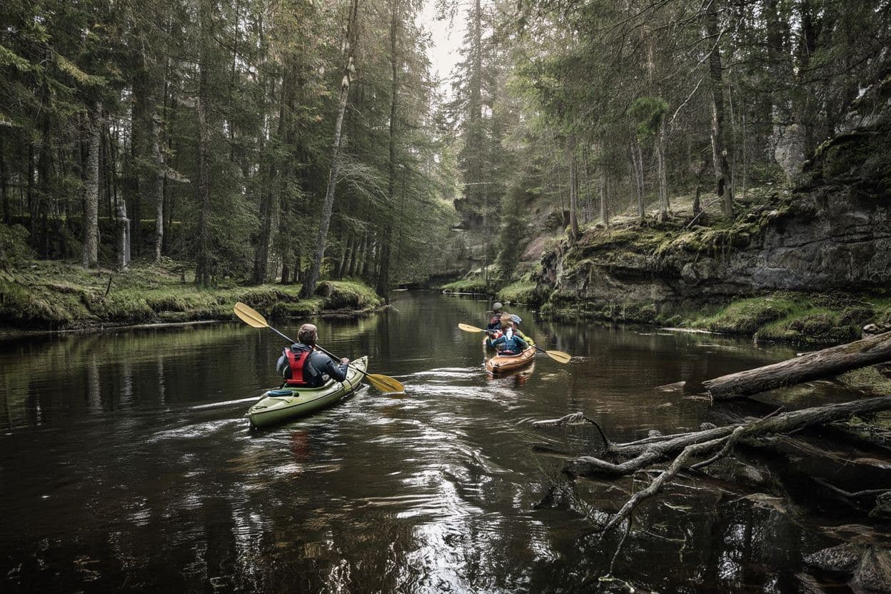 Kayaking the Vohandu River