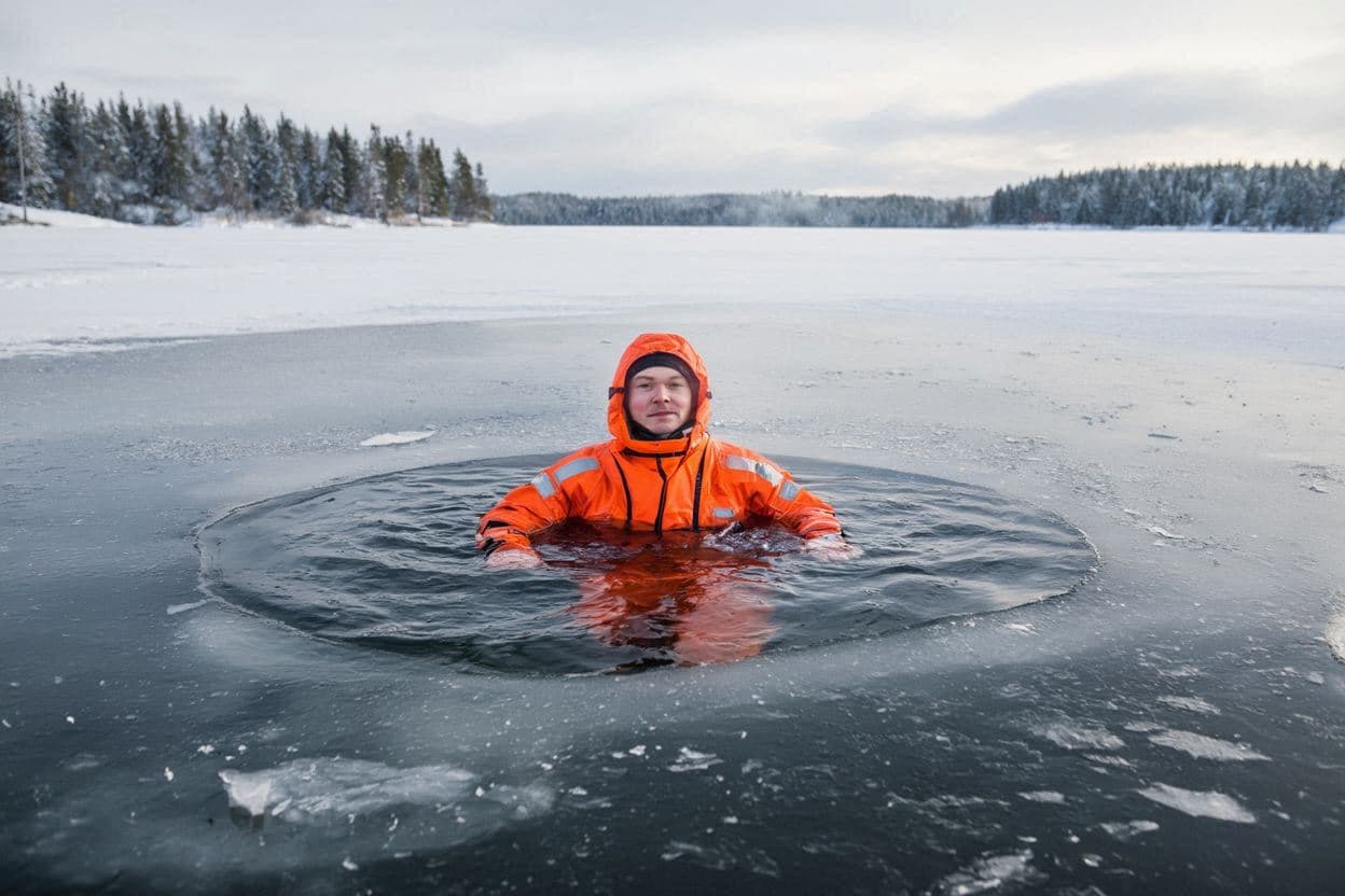 Ice Floating in Lapland