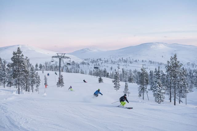 Downhill Skiing in Levi