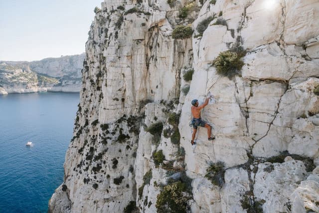 Sea Cliff Climbing in the Calanques