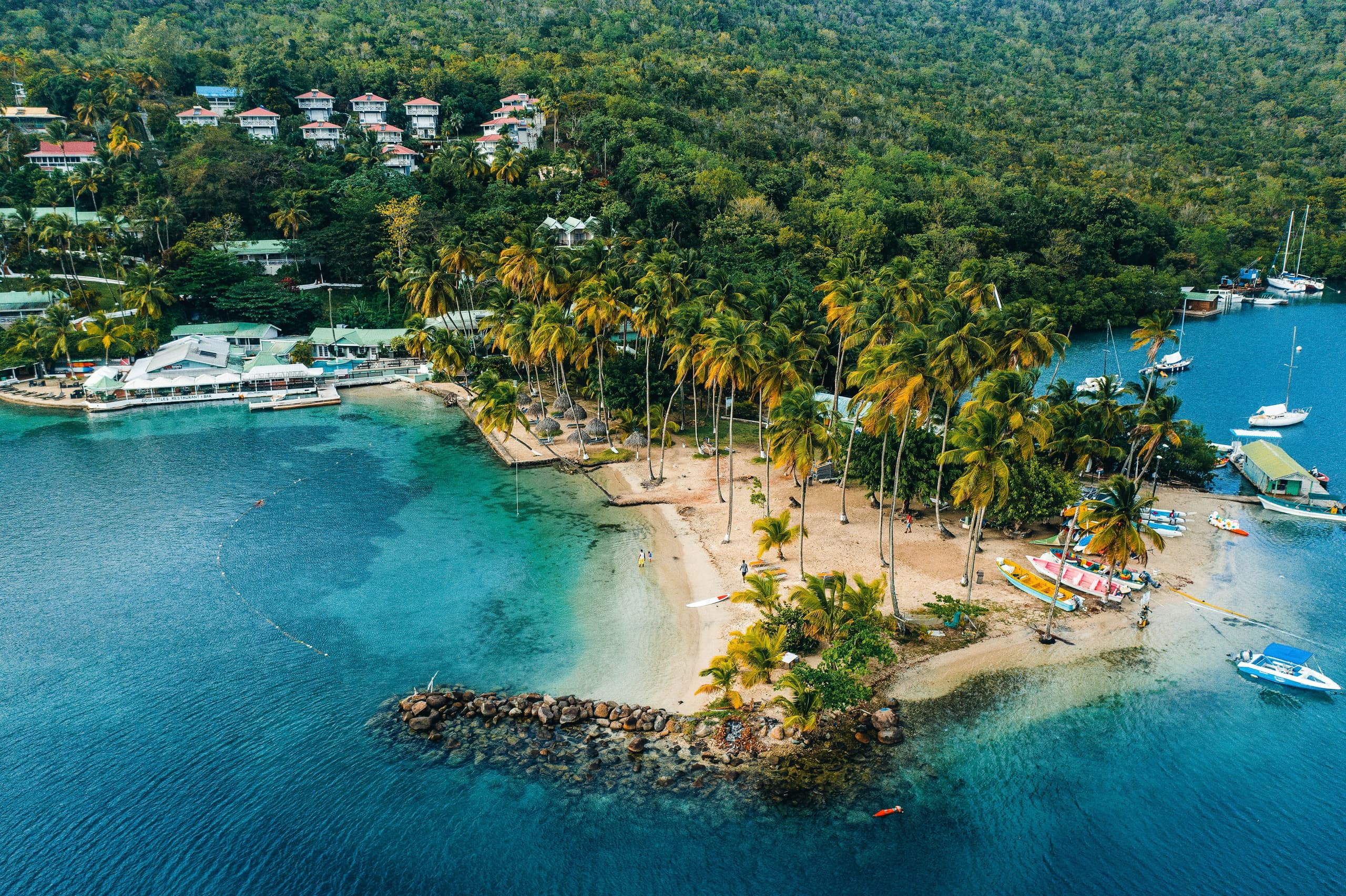 Travel destination in Saint Lucia