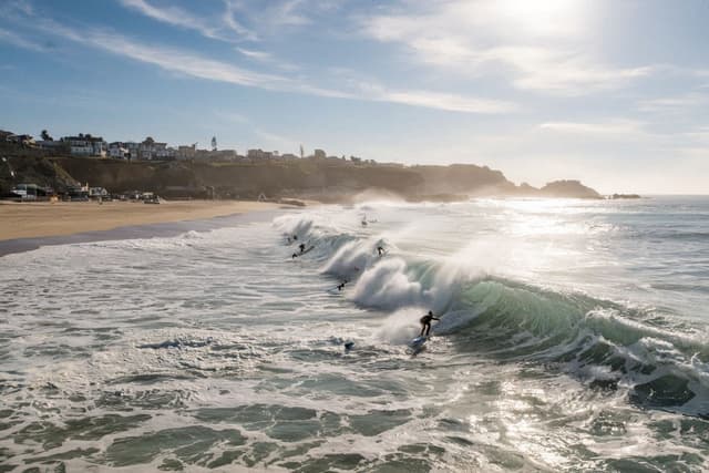 Surfing in California