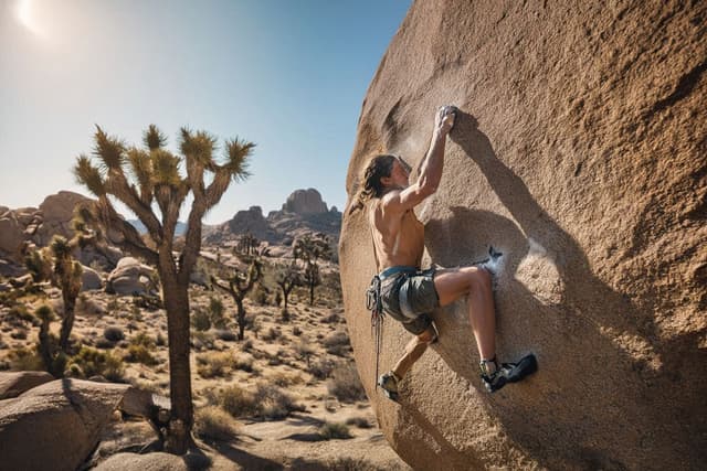 Rock Climbing in Joshua Tree