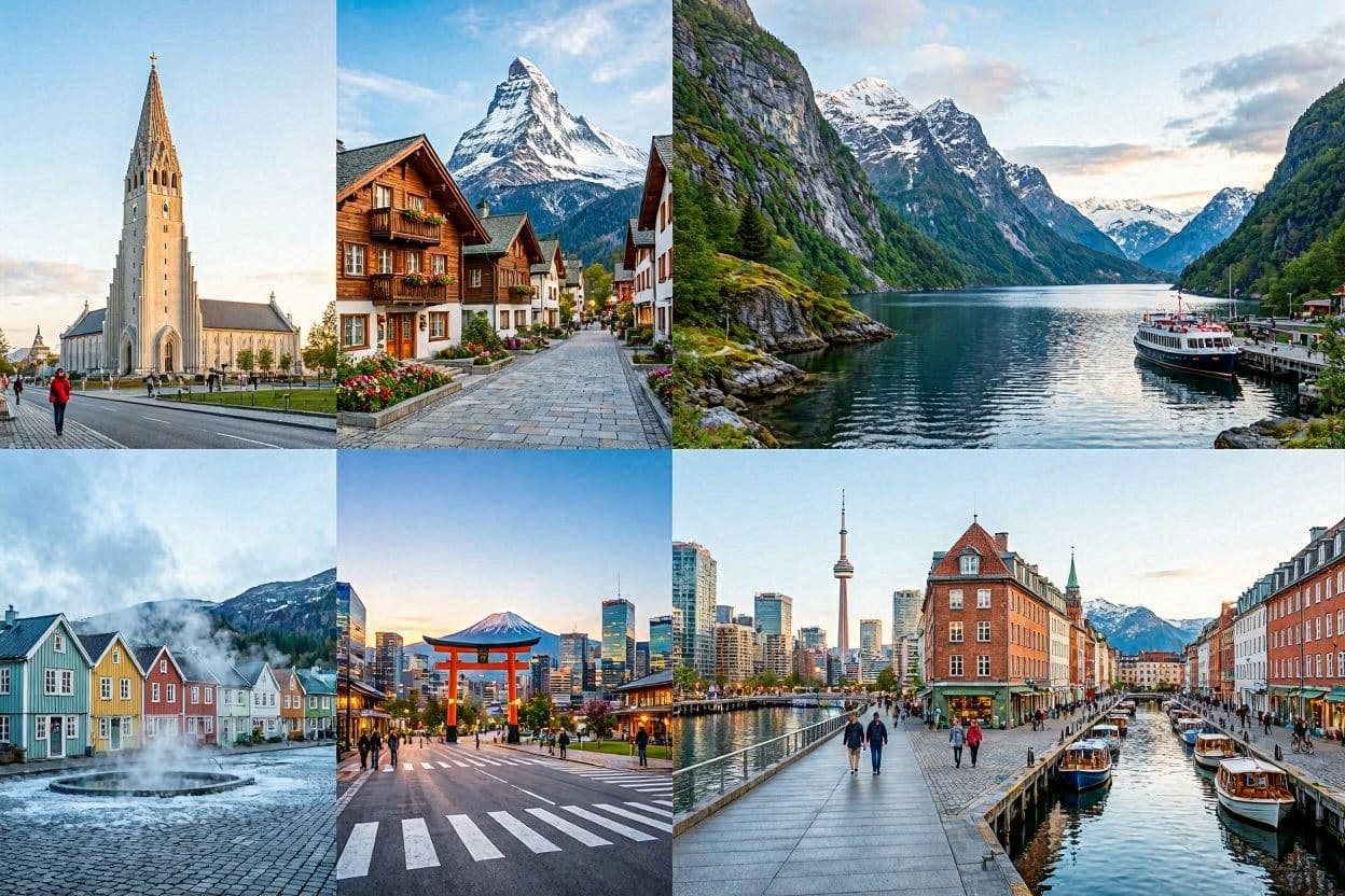 10 Safest Countries to Travel in 2025-2026 (Ranked by Safety Score)
